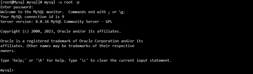 CentOS7.6安装MySQL8.0.34