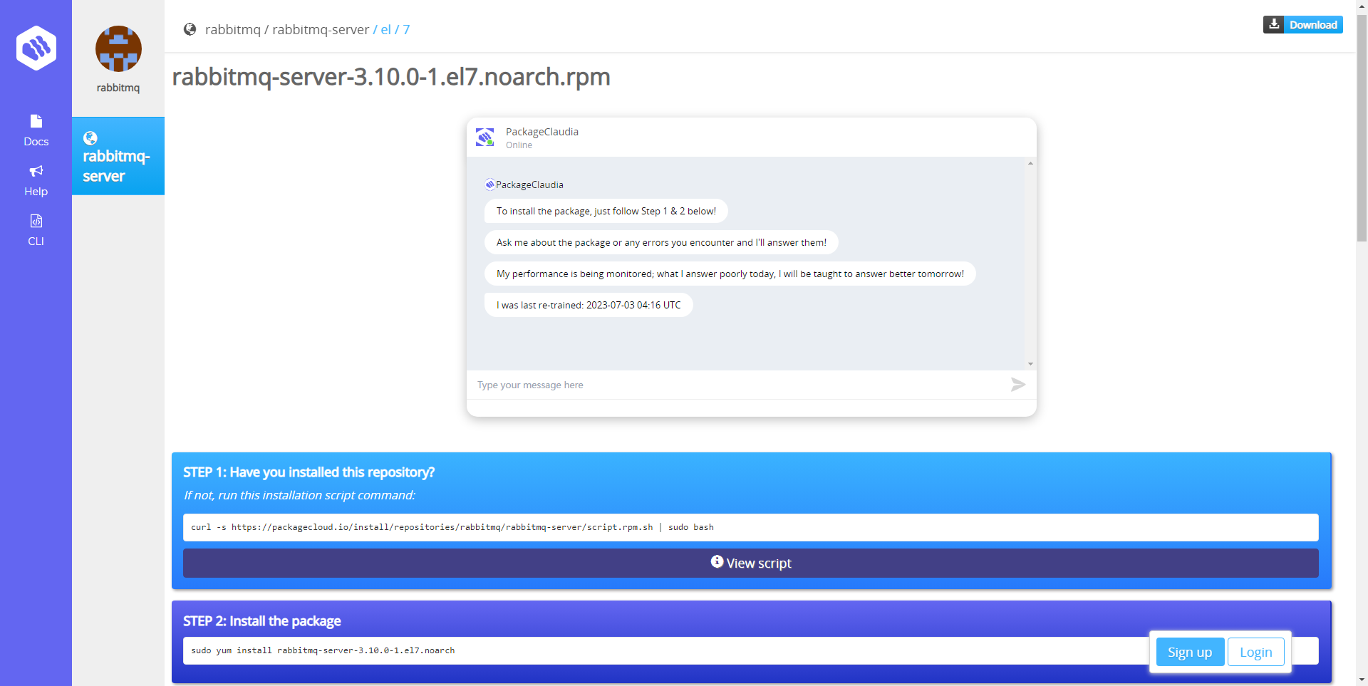 CentOS7.6安装RabbitMQ-Server-3.10.0