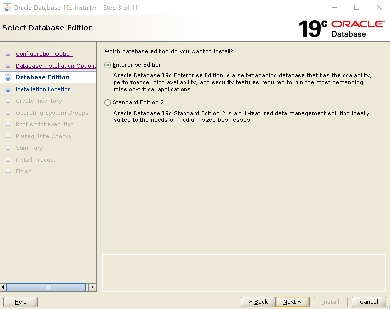 CentOS7.9单机安装Oracle Database 19c数据库
