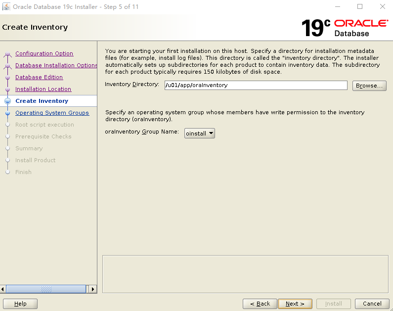 CentOS7.9单机安装Oracle Database 19c数据库