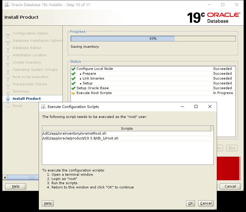 CentOS7.9单机安装Oracle Database 19c数据库