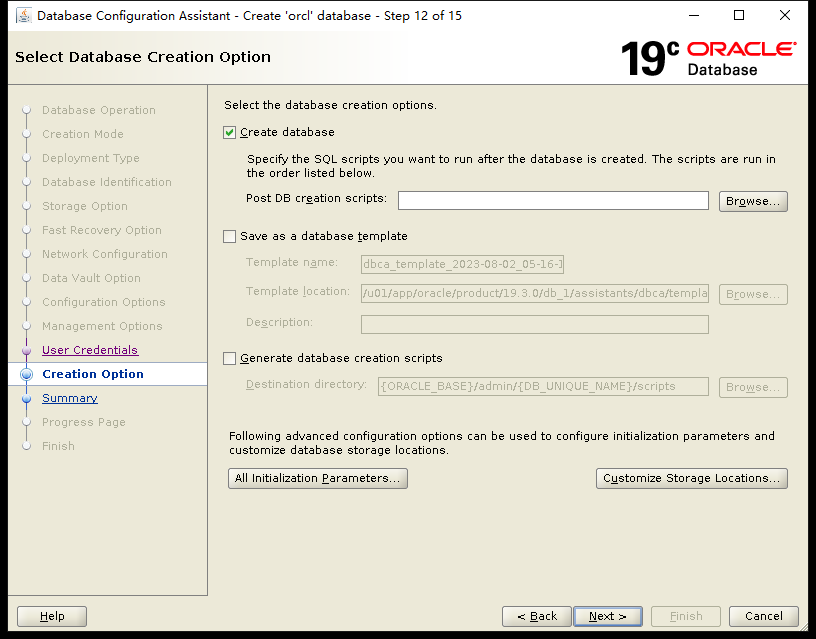 CentOS7.9单机安装Oracle Database 19c数据库