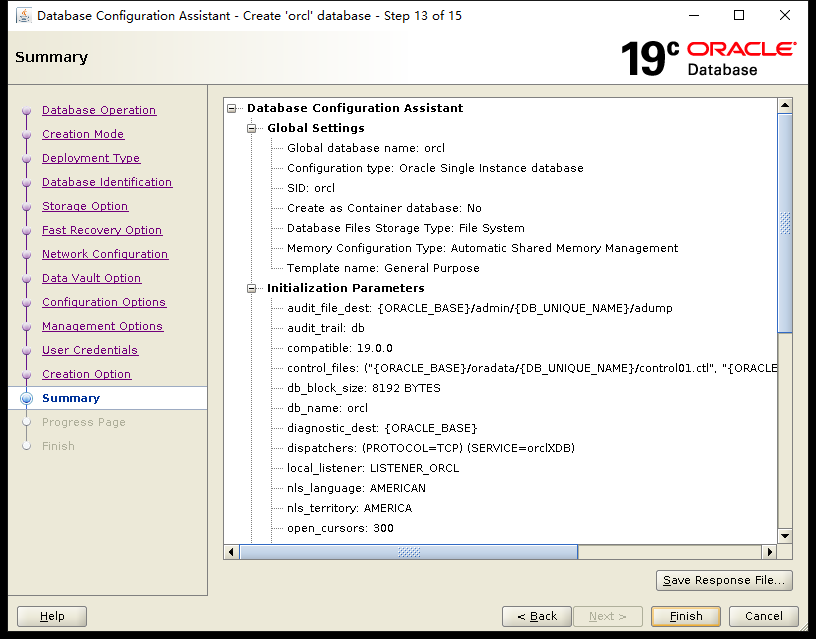 CentOS7.9单机安装Oracle Database 19c数据库